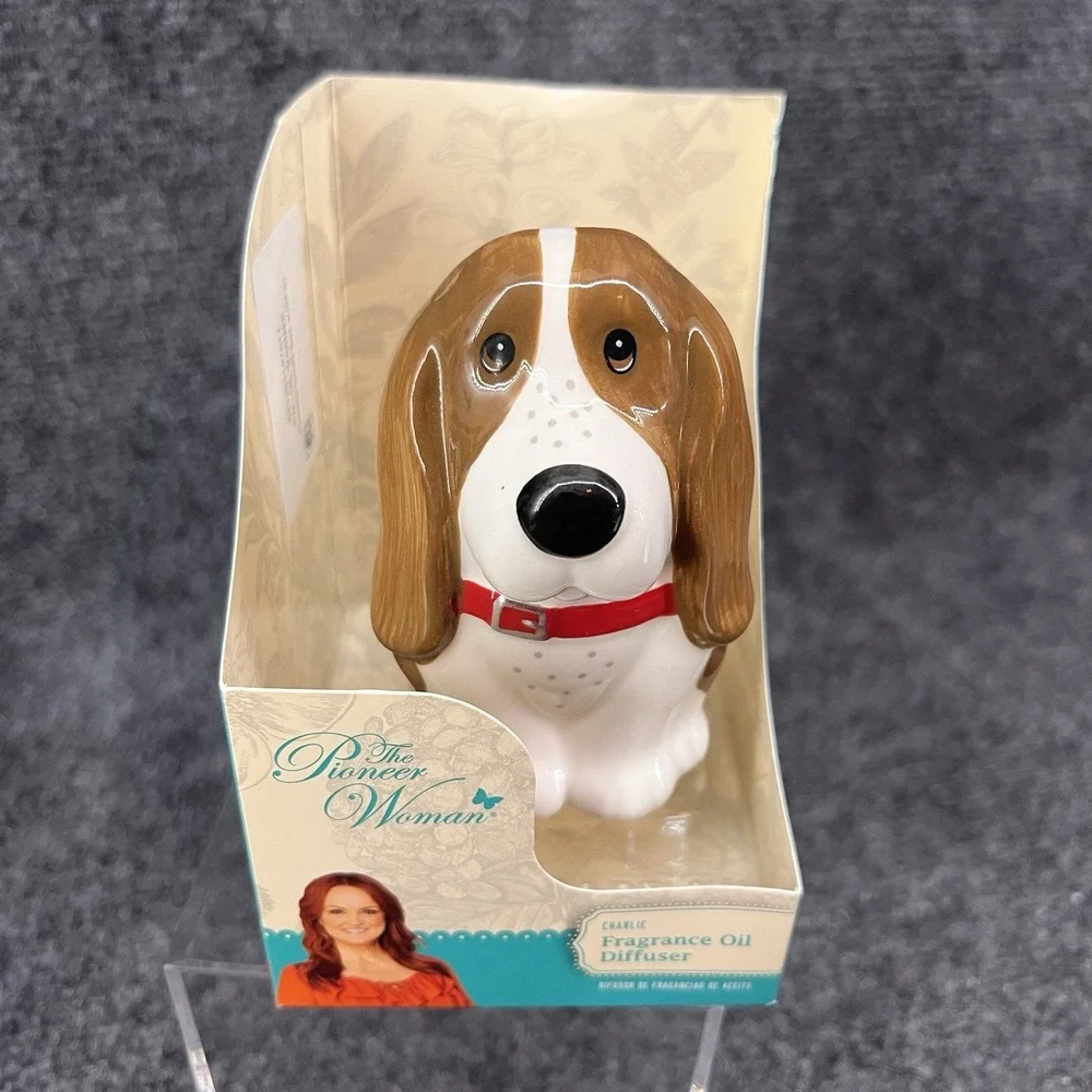 New Pioneer Woman Plug In Charlie Basset Hound Dog Oil Air Diffuser Freshener